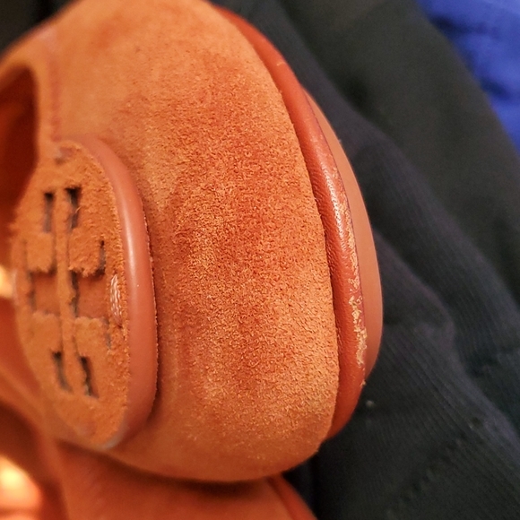 TORY BURCH MINNIE TRAVEL BALLET FLAT, SUEDE - Picture 8 of 10